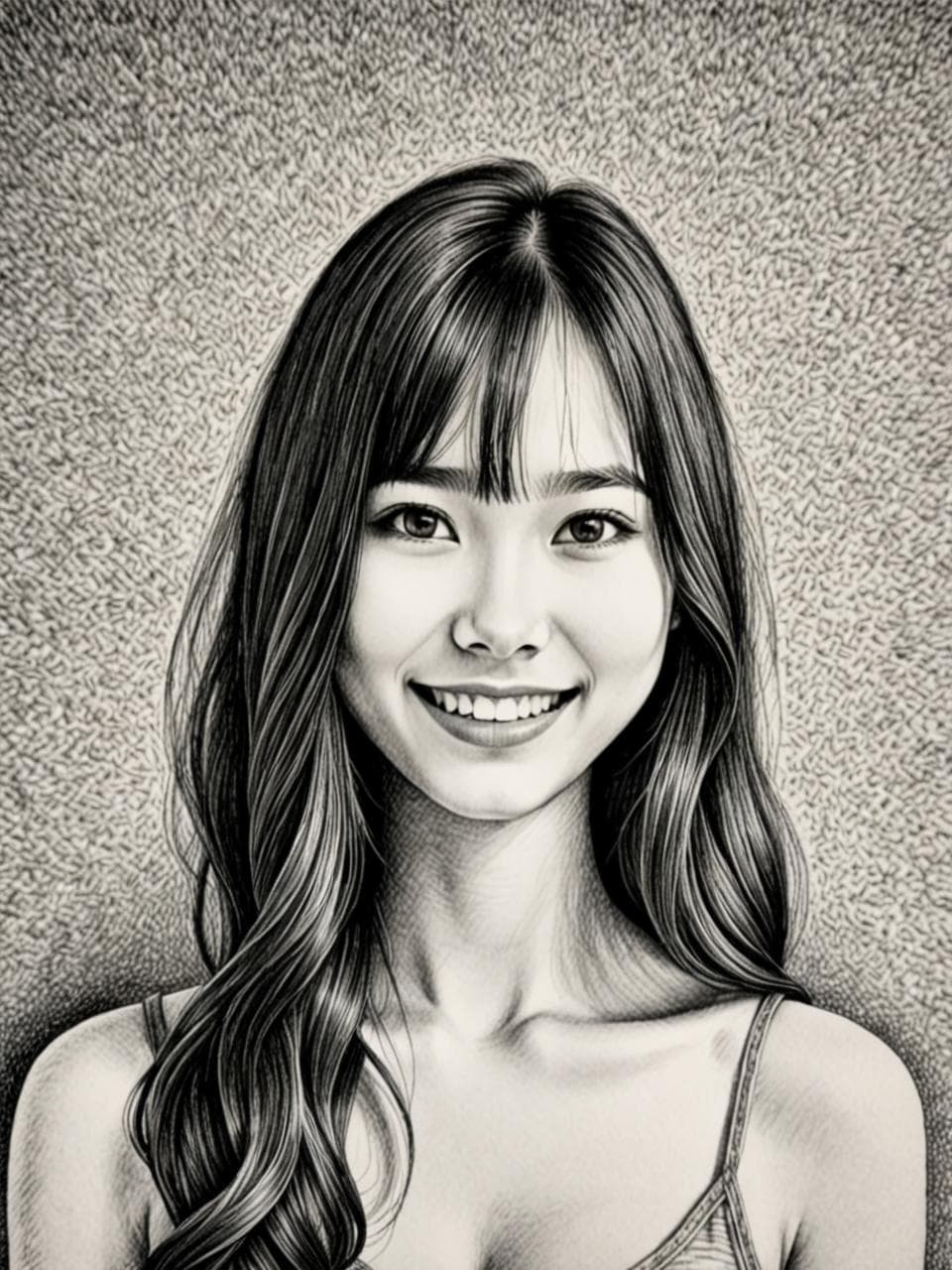 pencil-sketch 스타일 캐릭터 예시