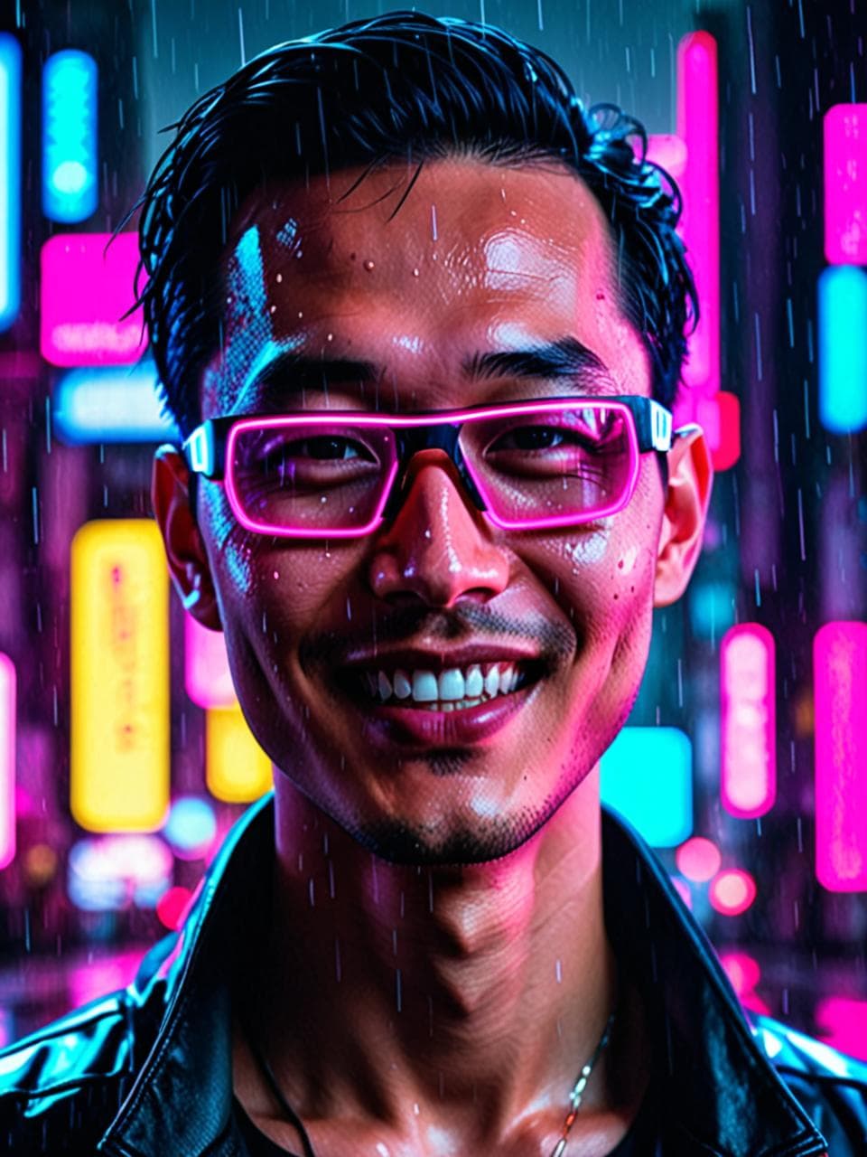 cyberpunk 스타일 캐릭터 예시