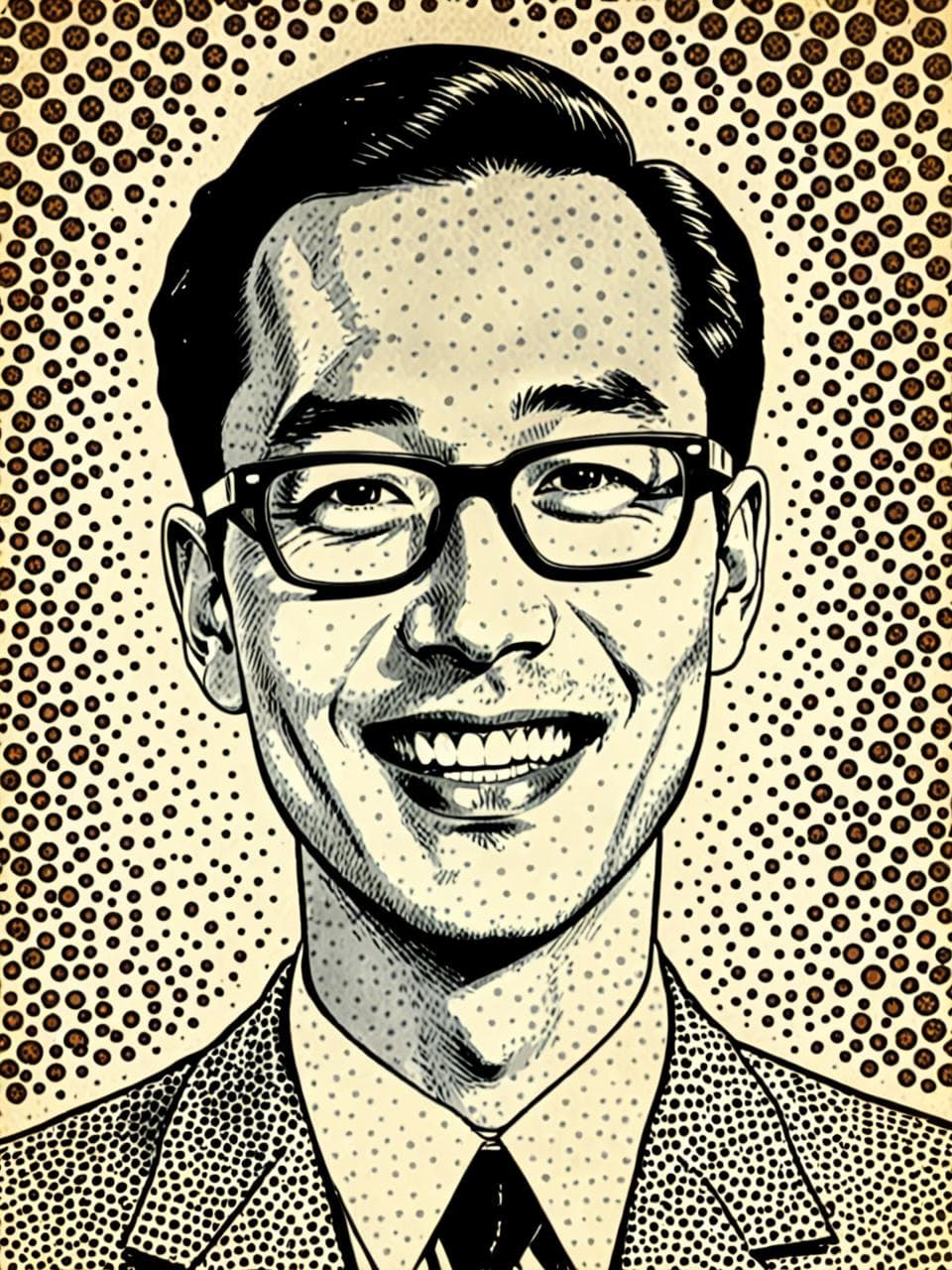retro-comic 스타일 캐릭터 예시
