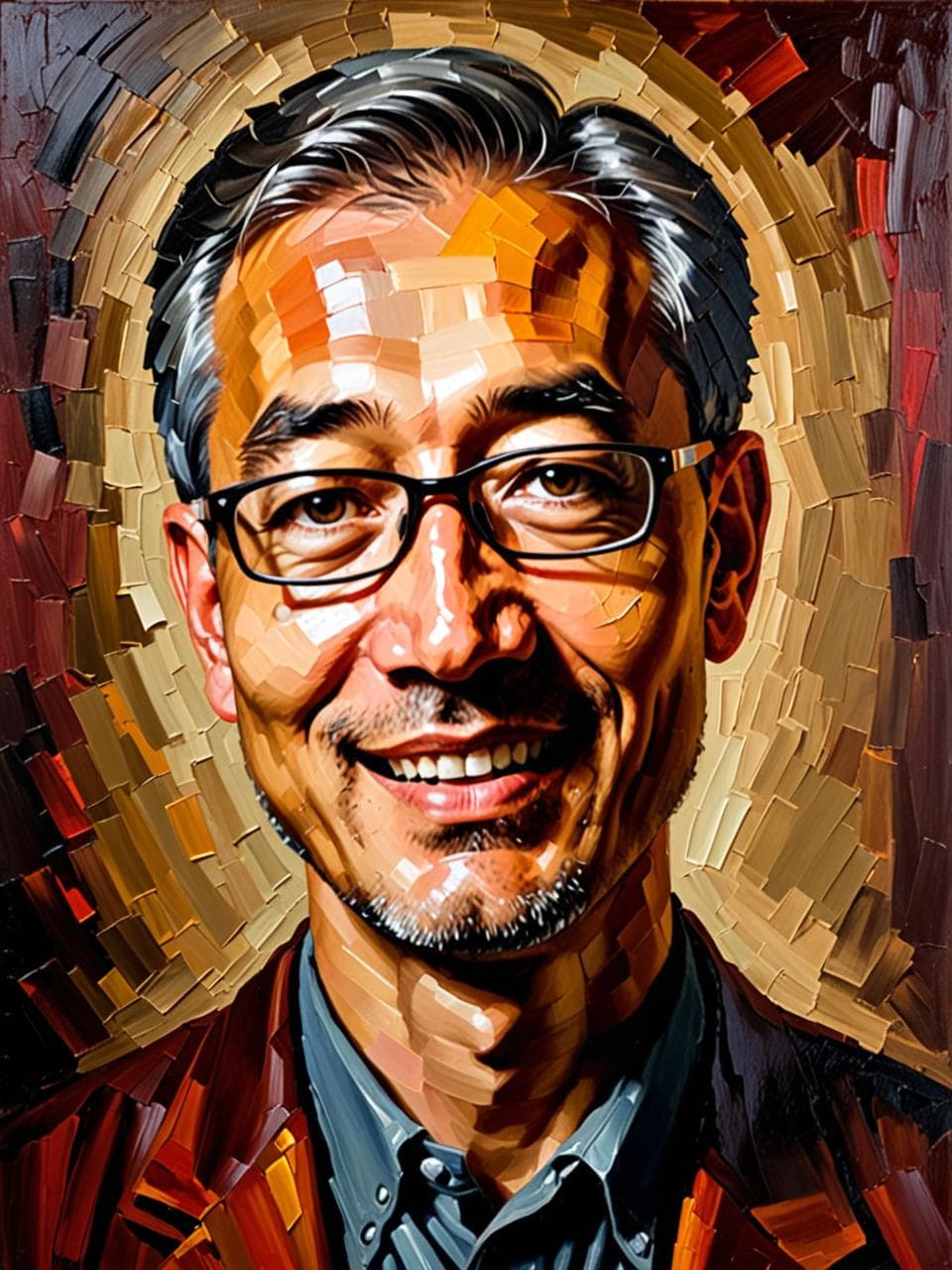 oil-painting 스타일 캐릭터 예시